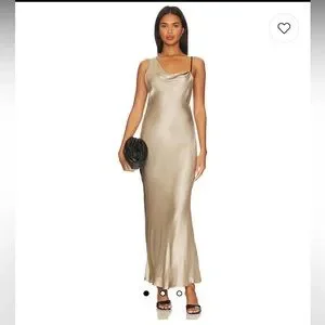 bec + bridge | Dresses | Bec Bridge Farah Cowl Dress In Oysterblack ...
